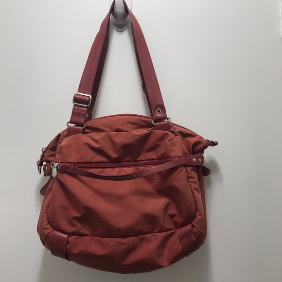Mandarins Duck travel bag (orangy red) - Picture 2 of 13